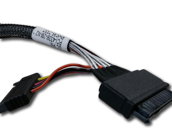 U.3 PCIe Gen 4 to M.2 Adapter & PCIe Gen 4 OCulink 4i (SFF-8611) to U.3  (SFF-8639) Cable, 50cm KIT 